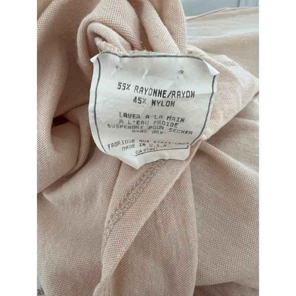 Très Bien Front Tie Beige Crop Top ( S ) - Picture 4 of 4